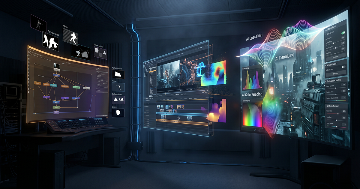 How VFX Artists Use AI in Post-Production - Rotoscoping, Upscaling and Compositing